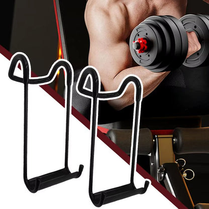 Dumbbell Spotter Hooks Hangers 2X Heavy Duty Barbell Rack Attachments Dumbbells Spotter Rack Dumbbell Bench Press Dumbbell Hooks