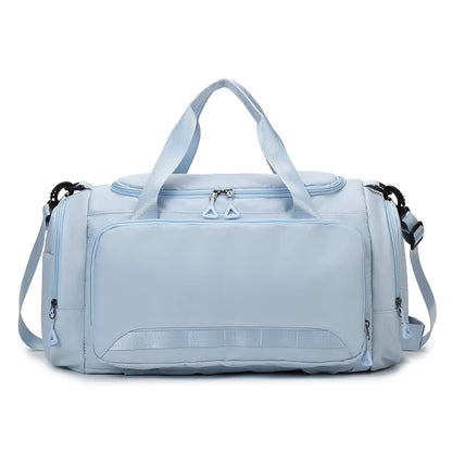 Fitness Gym Bag with Shoes Pocket Yoga Sports Outdoor Travel Business Trip Handbag Dry Wet Short Distance Luggage Shoulder Bags