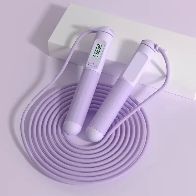 Professional Gravity Fat Burning Weighted Jump Rope for Women'S Fitness Weight Loss No Rope Needed Adult Exercise