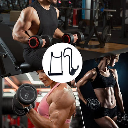 Dumbbell Spotter Hooks Hangers 2X Heavy Duty Barbell Rack Attachments Dumbbells Spotter Rack Dumbbell Bench Press Dumbbell Hooks