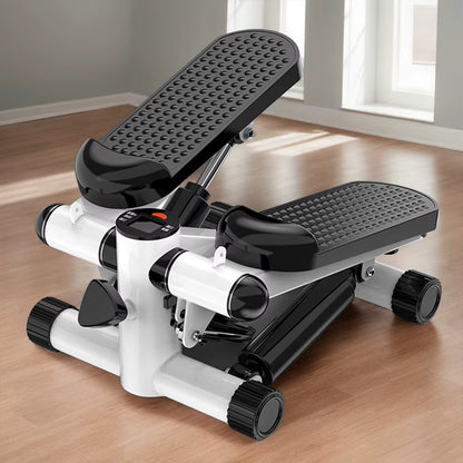 Mini Stepper Pedal Stepper Max 120Kg Fitness Stepper LED Display Slimming Treadmill with Pull Rope Exercise Equipment