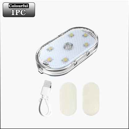 20PCS Skateboard Lights Longboard Fluorescent LED Flash Night Glowing USB Rechargable Scooter Board Underglow Lamp Decors