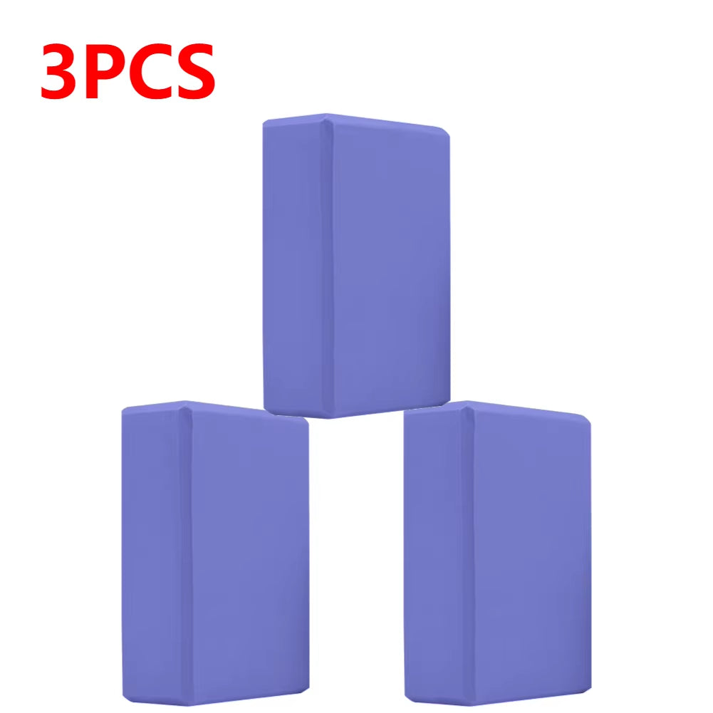 1-3Pcs Yoga Blocks Supportive Lightweight Odor Resistant Yoga Essentials for Yoga EVA Foam Brick for Beginners Yogis Pilates