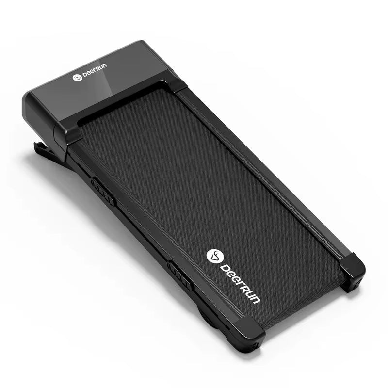 3.0HP Raceable Walking Pad under Desk Treadmill with 9% Incline Adjustable Speed 1-6KM/H LCD Screen Display 136KG Load for Home