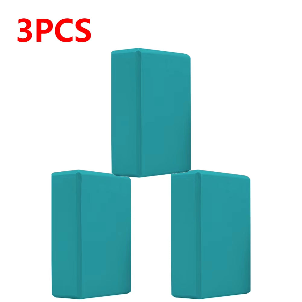 1-3Pcs Yoga Blocks Supportive Lightweight Odor Resistant Yoga Essentials for Yoga EVA Foam Brick for Beginners Yogis Pilates