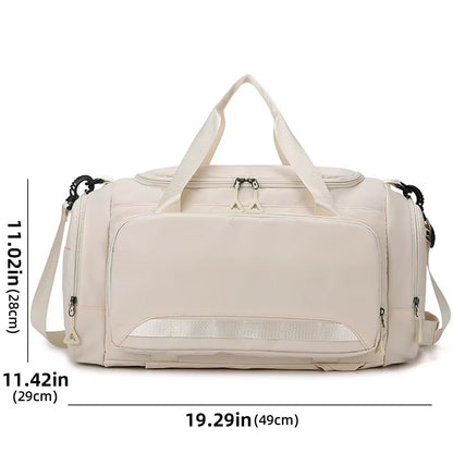 Fitness Gym Bag with Shoes Pocket Yoga Sports Outdoor Travel Business Trip Handbag Dry Wet Short Distance Luggage Shoulder Bags