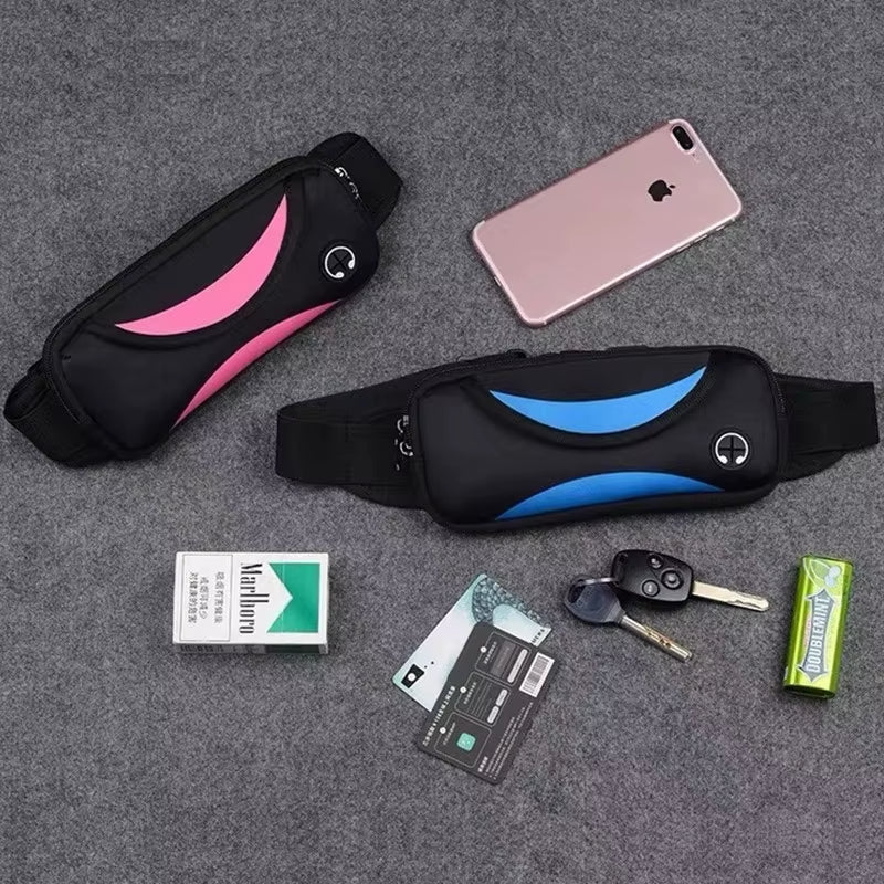 Waterproof Running Waist Bag Belt Bag, Men Women Sports Running Portable Gym Bag, Gym Fitness Bag, Sport Running Belt Bag