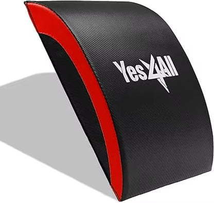 Ab Exercise Mat Tailbone & No Tailbone, Foldable Abdominal Sit up Support Pad, Abs Workout Equipment for Core Training and Lowe