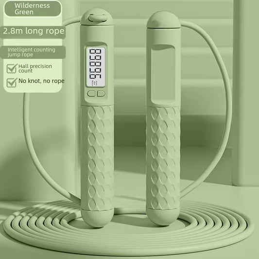 Professional Gravity Fat Burning Weighted Jump Rope for Women'S Fitness Weight Loss No Rope Needed Adult Exercise