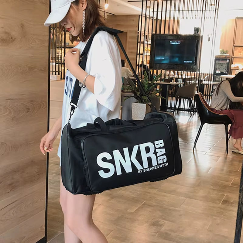 Large Capacity Multifunctional Sports Shoe Storage Travel Bag, Sports and Fitness Bag, Ball Bag, Racket Storage Clothing Storage