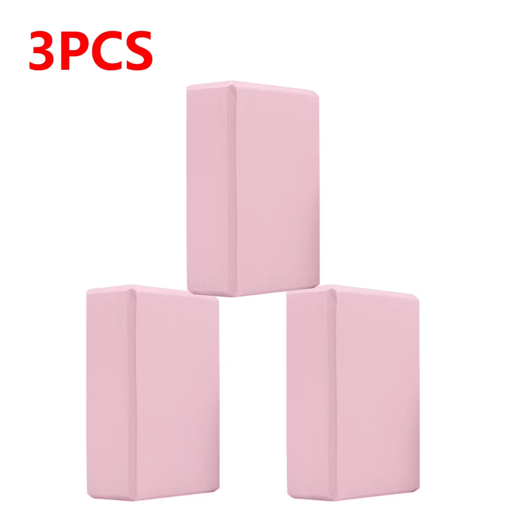 1-3Pcs Yoga Blocks Supportive Lightweight Odor Resistant Yoga Essentials for Yoga EVA Foam Brick for Beginners Yogis Pilates